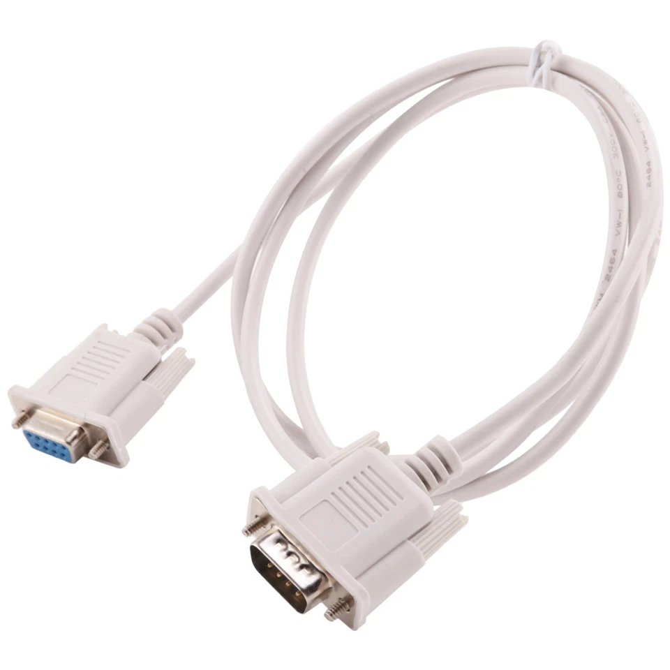 RS232 DB9 9 Pin Male to Female Serial Port Cable Industrial Adapter 1. Z3B53034 - Image 1 of 4