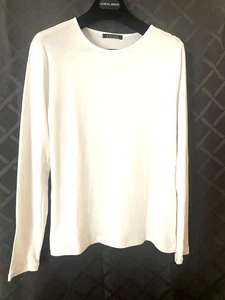 Lauren Ralph Lauren Women's White Long Sleeve Tee Buttons Size M - Picture 1 of 5