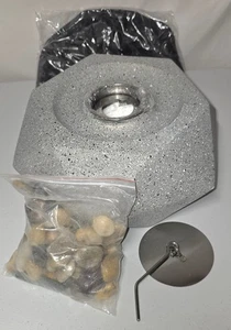 Babenest Rost Outdoor Feuerstelle Geometrisch Grau Steinfarbe - Bild 1 von 3