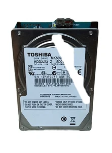 Lot of 2 Toshiba MK5059GUXP 500GB 2.5" USB 3.0 External Hard Drive - Picture 1 of 3