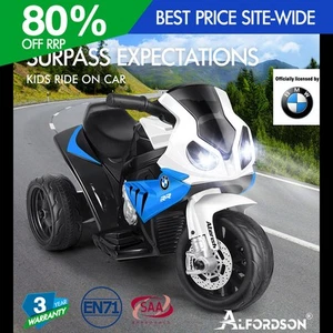 ALFORDSON BMW Kids Ride On Car Motorbike S1000RR Licensed Electric Toys Police B - Picture 1 of 12