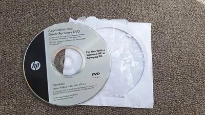 HP Application and Driver Recovery DVD Windows 7 735048-B23 ProBook 4xx G1 Disc - Image 1 of 4