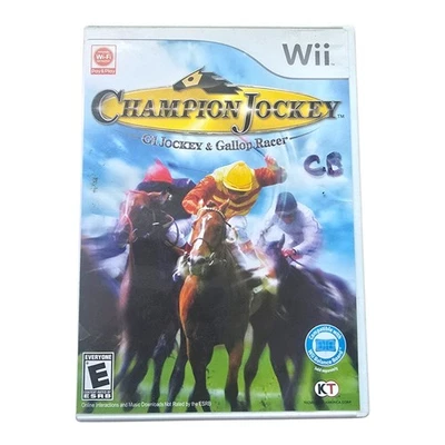 Champion Jockey: G1 Jockey & Gallop Racer (Nintendo Wii, 2011) CIB - Image 1 of 4