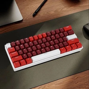 61 Key Mechanical Keyboard Red Switch 60% Layout USB C Wired RGB Backlit E CEL - Picture 1 of 12