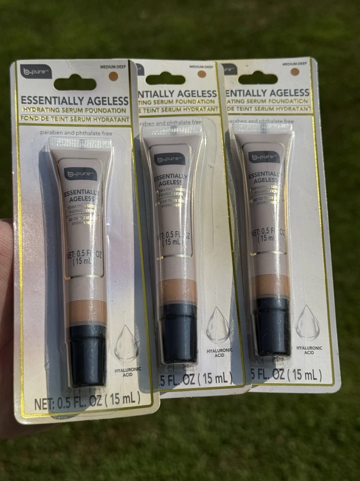 - B Pure Essentially Ageless Hydrating Serum Foundation Medium - Deep