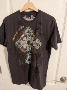 Camiseta Ring Of Fire Y2K Talla L Grunge Gótico Emo Estilo Grande Patinador - Imagen 1 de 4