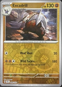 Excadrill 086/162 SV05: Temporal Forces Reverse Holo - Pokémon Card - Picture 1 of 2