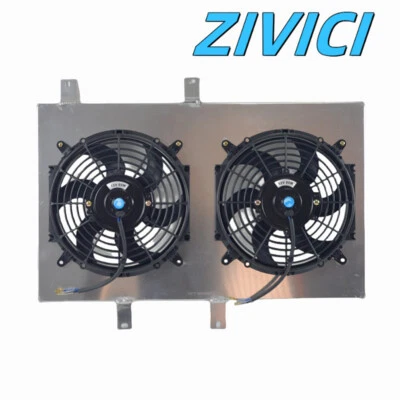 Aluminum Shroud+Fan For FORD PROBE 2.2L MAZDA 626/MX-6 GD F2/F2T 1988-1992 Auto - Image 1 of 4