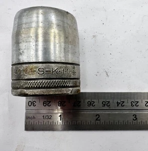 Vintage S-K Tools 1-1/16"" 12 Punkt Steckschlüssel 1/2"" Antrieb Nr. 40134 - Bild 1 von 7