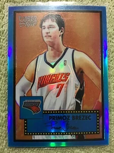 2005-06 Topps Style Primoz Brezec Blue Refractor #d/149 Charlotte Bobcats - Picture 1 of 2