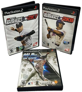 MLB PS2 Spiele Lot - MLB 06 The Show, MLB 2K7, MLB 2K8 - PlayStation 2 Baseball - Bild 1 von 14