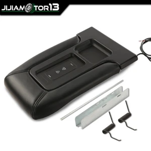 Wireless Charging Armrest Center Console Lid Fit For 1999-2007 Silverado Sierra - Picture 1 of 9
