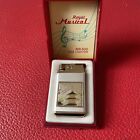 Vintage Royal Musical Cigarette Lighter MR-500 w/ BOX - Looks Like Never Used