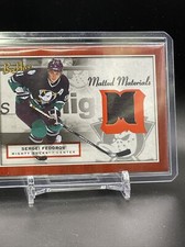 Sergei Fedorov 2005-06 Beehive Matted Materials Anaheim Ducks