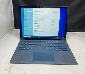 Microsoft Surface Laptop 13.5'' - Intel Core i5 - 8GB - 256GB - Cobalt Cracked - Picture 1 of 11