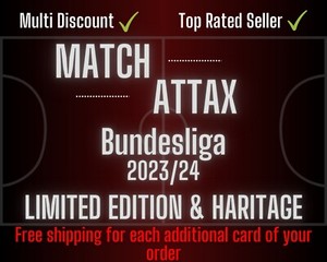 Topps Match Attax Bundesliga 23/24 - Heritage / Limited Edition - to choose from