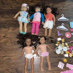 Lot/Set Of American Girl Doll/Pleasant Company Dolls And Accessories Read Desc - Picture 1 of 12