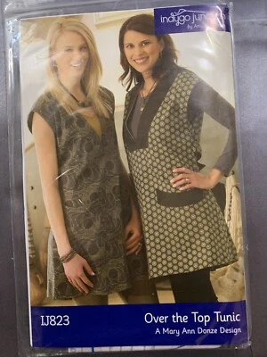 indygo junction patterns IJ824 Over The Top Tunic Uncut S-xxl - Image 1 of 2