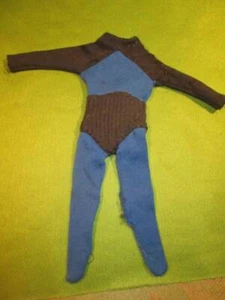 Vintage Captain Action Blue Jumpsuit ~❤️~ Ideal 1966 Hong Kong #323 - Picture 1 of 4