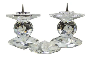 Swarovski Candle Holder, 108 Pin Style Eurpoean, (010083) 6" MIB - Picture 1 of 1