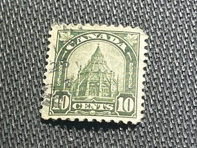 Antique Canada Parliament Library at Ottawa Stamp Scott #173 Used - Image 1 of 2