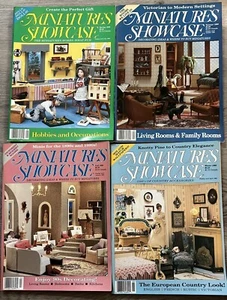 Lot of 4 Miniatures Showcase Magazines Complete Year 1991 - Picture 1 of 1