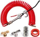 9m Red Truck Dust Air Blow Kit Long Air Hose Heavy Duty Cleaning Long Nozzle New