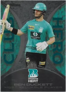 2022/ 23 Cricket Traders Club Hero Parallel (CHP05) Ben DUCKETT Heat 46/70 - Picture 1 of 1