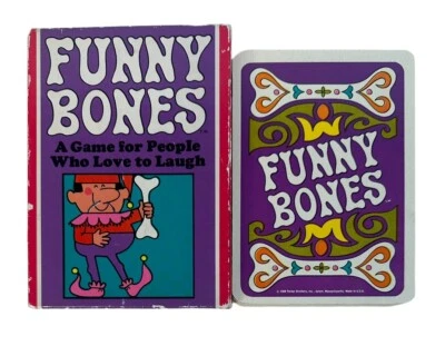 Vintage 1968 Funny Bones Card Game Parker Brothers Party Family Complete - Image 1 of 4