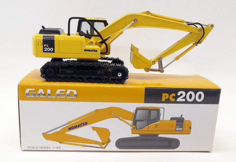 Tomica 1/43 Scale Diecast - PC200 Galeo Komatsu PC200 Excavator - Image 1 of 4