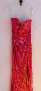 Mac Duggal Damen Pailletten besondere Anlässe Abendkleid/Kleid Größe 8 - Bild 1 von 4