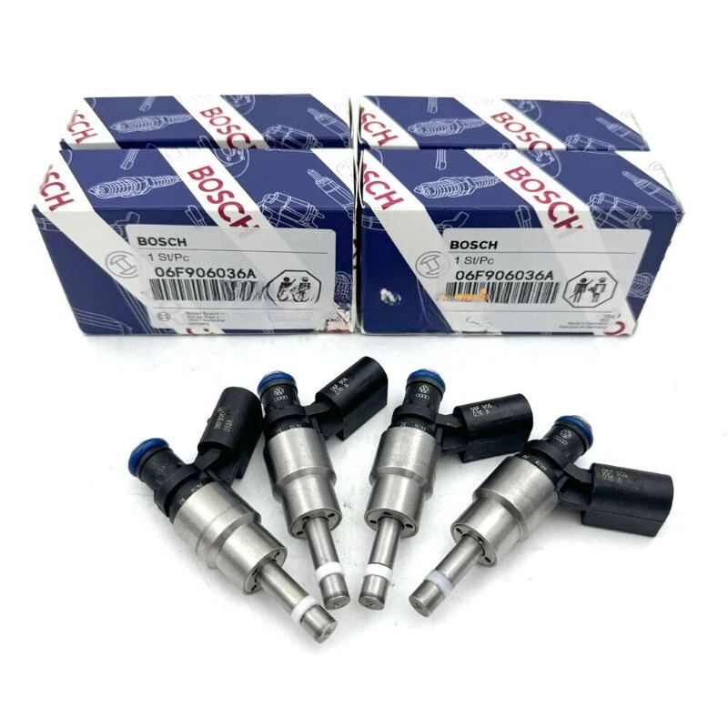 Inyectores de combustible 4X 06F906036A para Audi A3 4 TT 2005-2009 VW GTI Jetta 2,0 L Foto 1 de 4