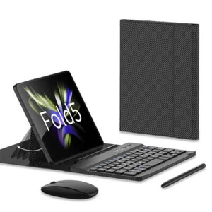 For Samsung Galaxy Z Fold5 GKK Gear Adjustment Bluetooth Keyboard + Pen + Mouse - Picture 1 of 6