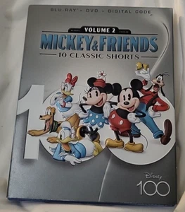 Mickey & Friends 10 Classic Shorts, Volume 2 Blu-Ray DVD Digital Code New Sealed - Picture 1 of 4