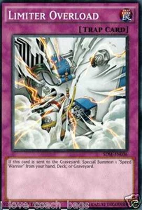 Limiter Overload 1st SDSE-DE036 X 3 Mint yugioh Karten - Bild 1 von 1