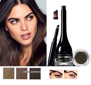 ORIFLAME THE ONE BROW POMADE slant brush cream to powder buildable high pigment
