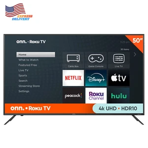 50” Class 4K UHD 2160P LED Roku Smart Television HDR 100012585 - Picture 1 of 12