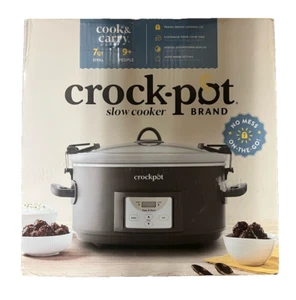 Olla de cocción lenta portátil Crock-Pot® de 7 cuartos de galón, gris - Imagen 1 de 5