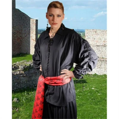 Camiseta unissex nova com etiquetas The Pirate Dressing Renaissance Cosplay Fantasia Patrickson P-M - Imagem 1 de 4