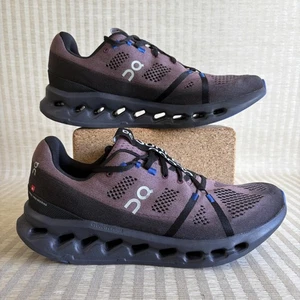 On Cloudsurfer Running Shoes Mens Size 12 Black Cobalt Sneakers 3MD10421509 - Picture 1 of 19