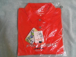 PIN HIGH GOLF Herren Gr. XL CoolDry Orange Performance Poloshirt NEU mit Etikett - Bild 1 von 4