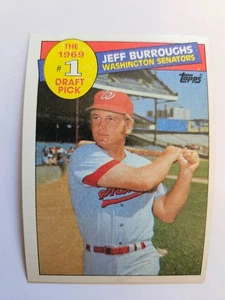 1985 TOPPS JEFF BURROUGHS #1 DRAFT PICK #272 NM - Picture 1 of 1