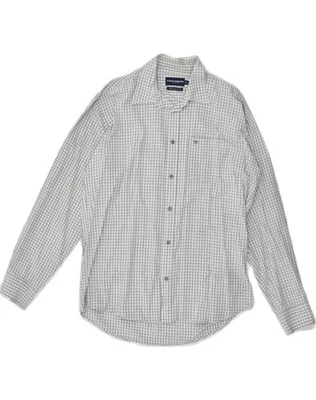 TOM TAILOR Mens Shirt XL Grey Check Cotton AI03 - Image 1 of 3