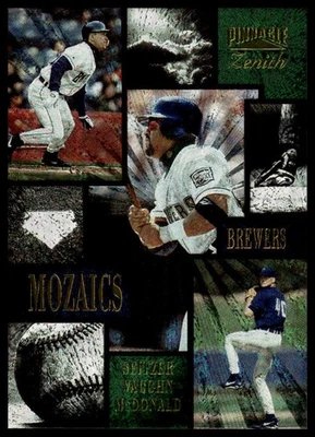 1996 Zenith #14 Kevin Seitzer / Greg Vaughn / Ben McDonald Mozaics - Image 1 of 2