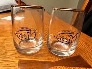 Disney PIXAR Crew Gift  Emeryville Lucky 7 Lounge - 2 Shot Glass Set LE 500 VHTF - Bild 1 von 7