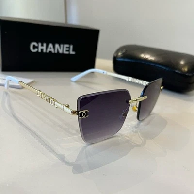 Chanel Gafas de sol sin montura púrpura-lente damas Foto 1 de 4