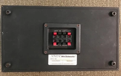 Mini subwoofer interior/exterior Adviento raro probado funcionando Foto 1 de 4