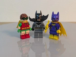 Lego Batman Movie Minifigures LOT OF 3 Batman Robin Catwoman - Picture 1 of 4