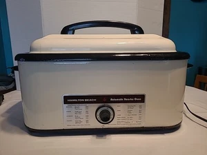 HAMILTON BEACH 18 QT Roaster Oven. Extra Large Capacity Table Top Oven Rack Pan - Picture 1 of 16