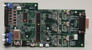Vision Quest Lighting (X) Effects DMX Control Board 99-0125 Rev A 35-0126 - Picture 1 of 8